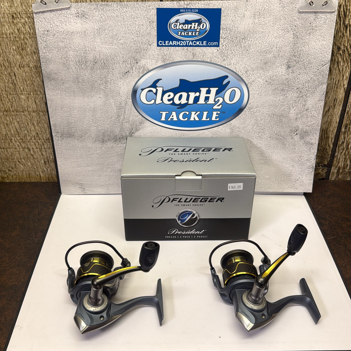 Pflueger President 30 Spinning Reel 2 Pack