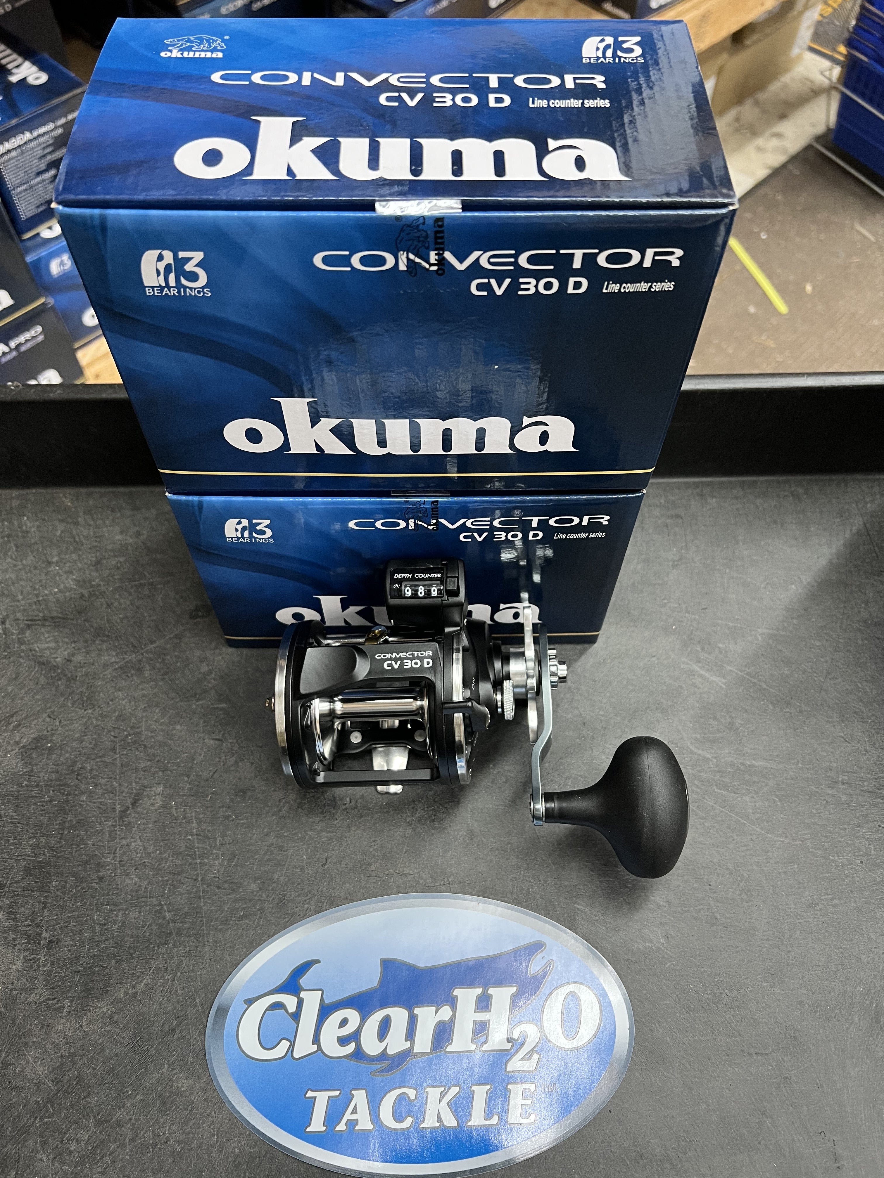 2PK Okuma Convector "B" Line Counter Trolling Reel