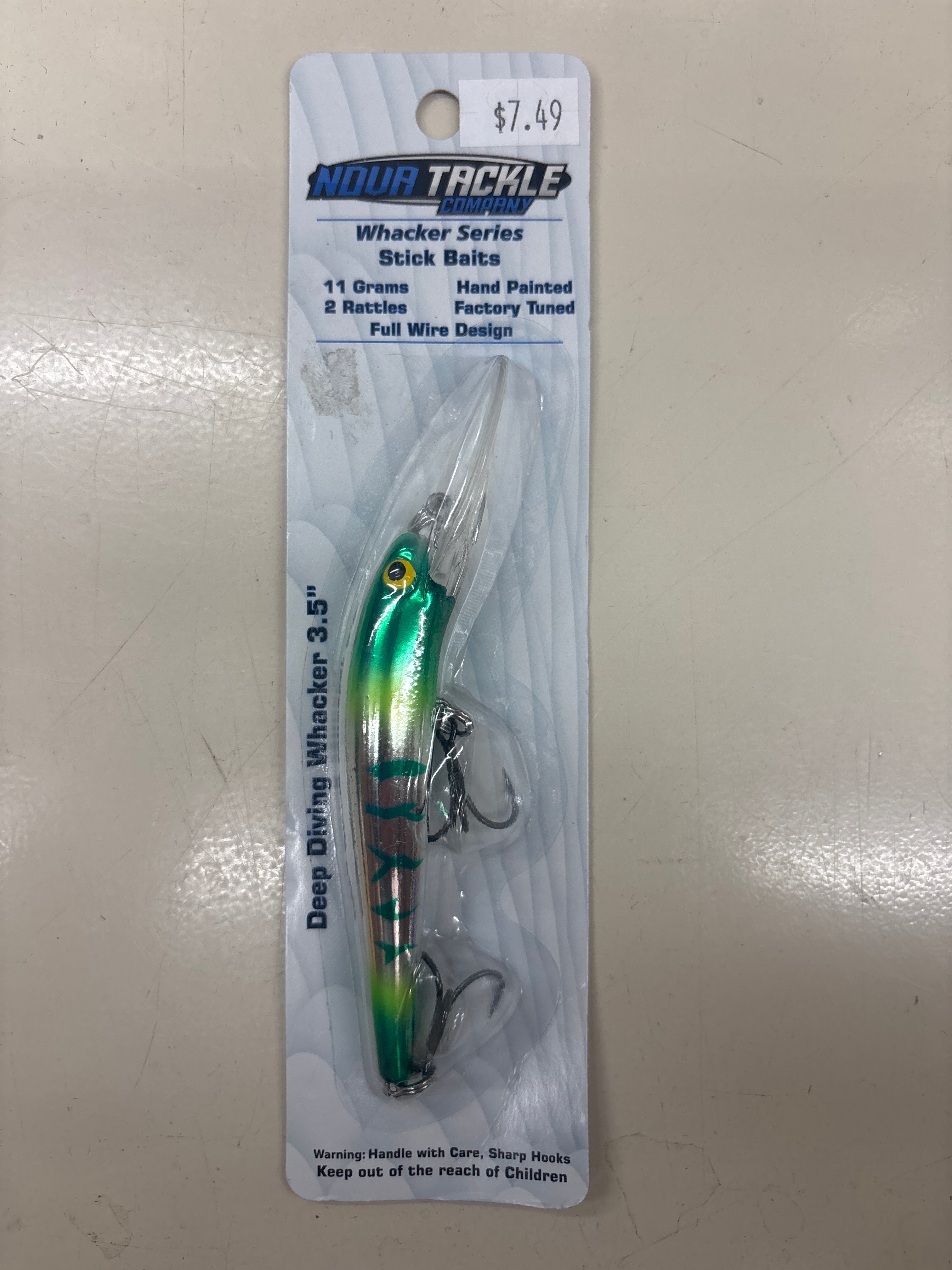 Nova Whacker 3.5" Deep Diving Stickbait