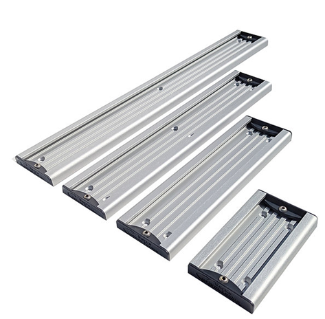 Bert's Custom Tackle Satin Gunnel Track w/ NEW End Caps