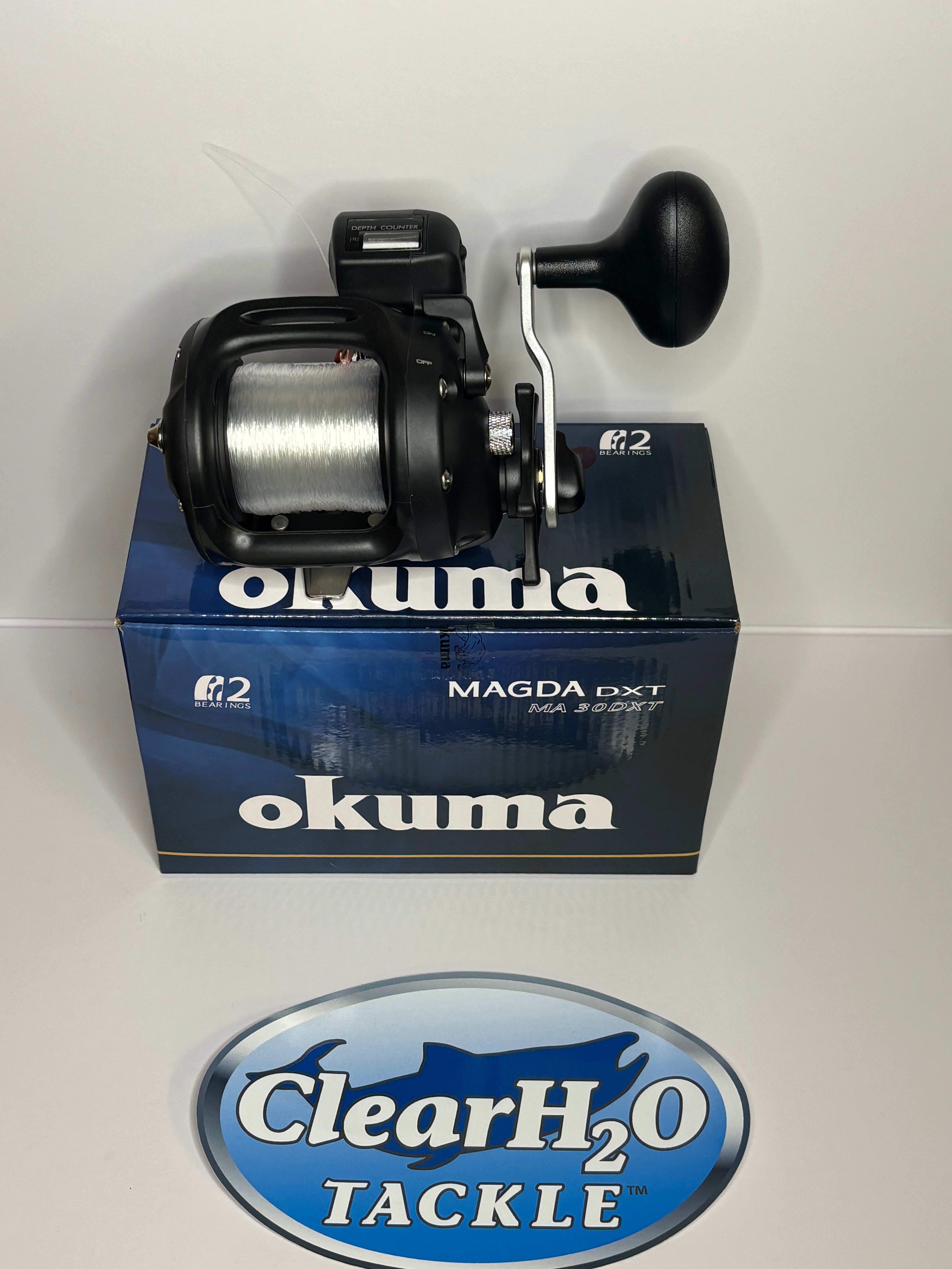 Okuma Magda DXT Line Counter Trolling Reel – Pre-Spooled with Trilene®