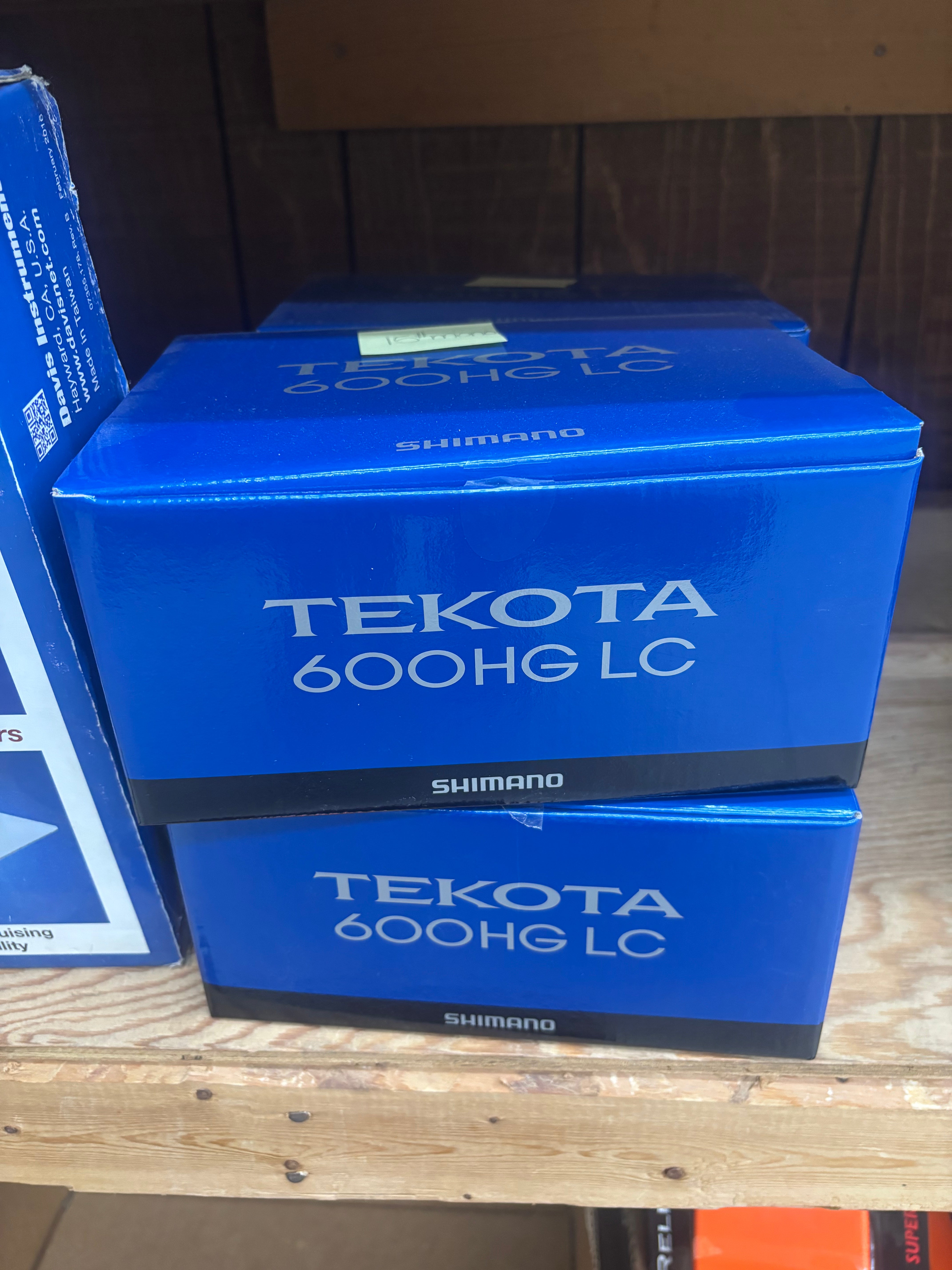 Shimano Tekota 600LC Pre-spooled W/ 15# Trilene Big Game