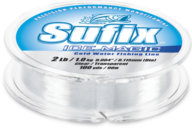 Sufix Ice Magic Monofilament Ice Line 100yd Spool