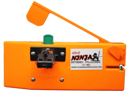 Dreamweaver Ninja Side Planer Walleye Board 9.5" w/ Flag
