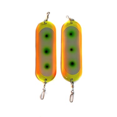 dodger fishing lure Salmon Candy Custom Double 0 Dodgers Reverse Coho Krusher