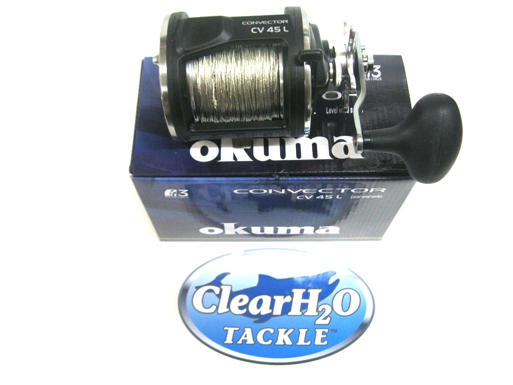 Okuma Convector CV-45L Pre-Spooled 45# Level wind Copper Reel