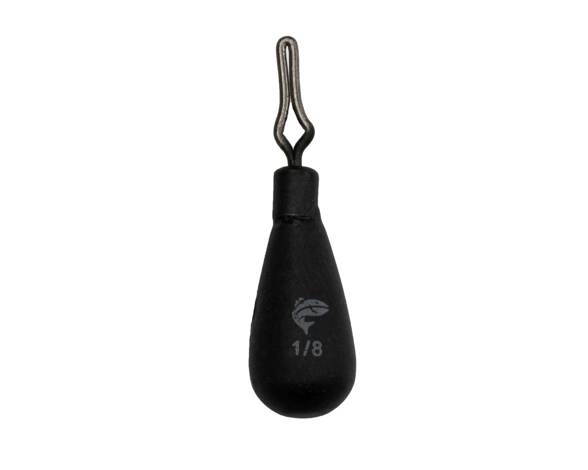 Freedom Tackle Tungsten Drop Shot Tear Drop - Matte Black