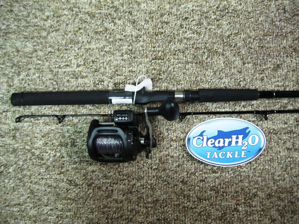 Okuma Classic Pro MA-45DXT Pre-spooled 27# Leadcore w/ Okuma Classic Pro Trolling Rod