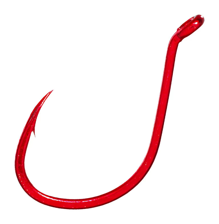 Owner SSW with Cutting Point Hook Red 5111