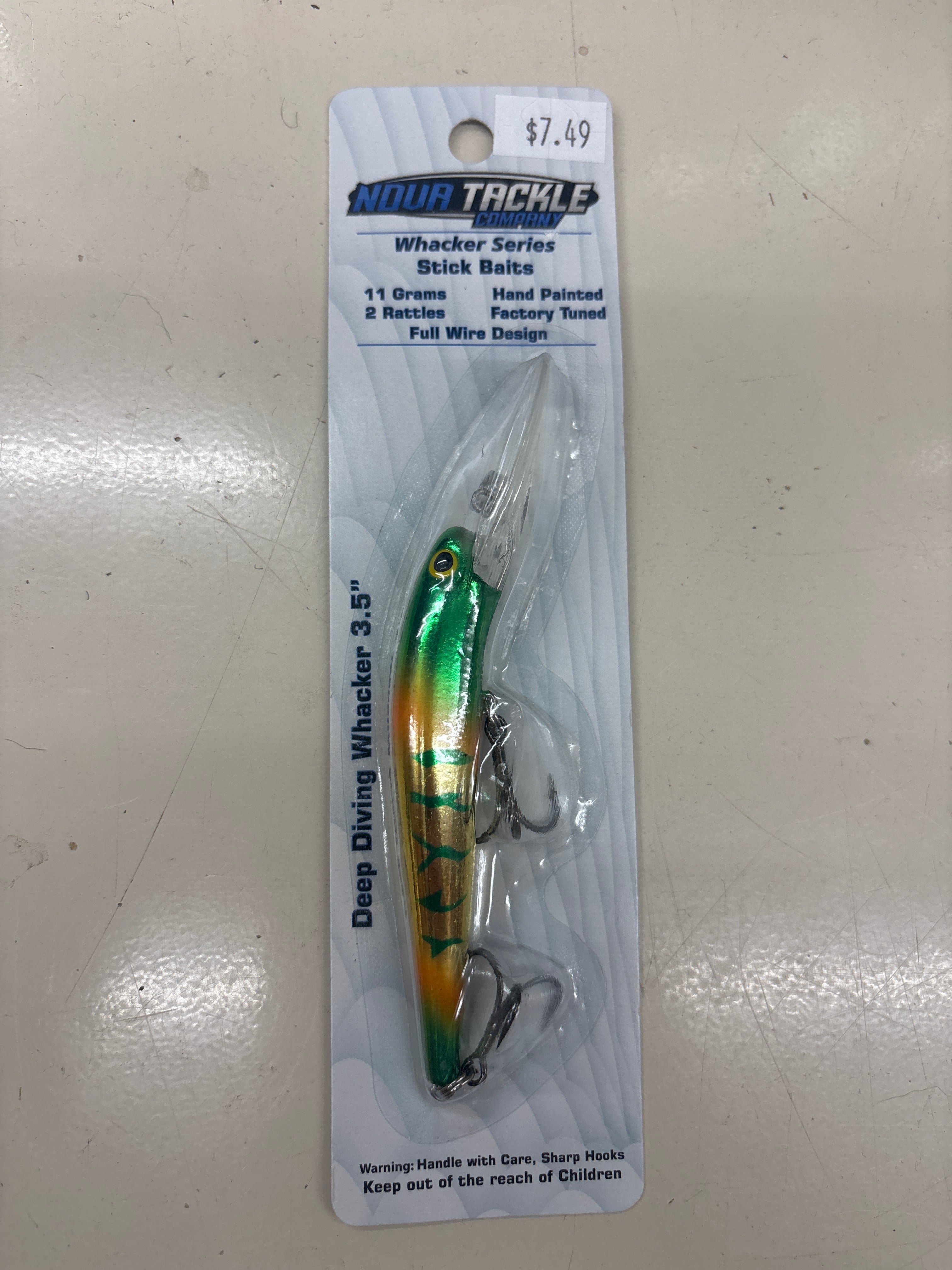 Nova Whacker 3.5" Deep Diving Stickbait