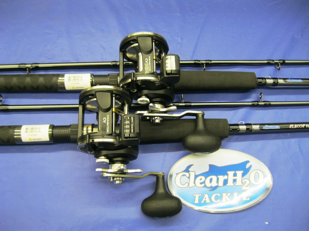 2pk Okuma Classic Pro GLT 7'6 Medium Light 2pc w/ Okuma Convector CV-20D