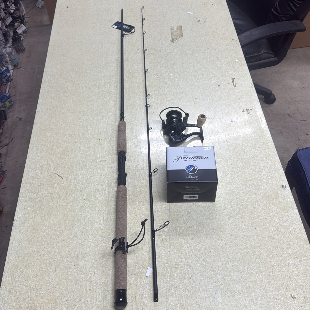 Nova/Pflueger Salmon Jigging Combo