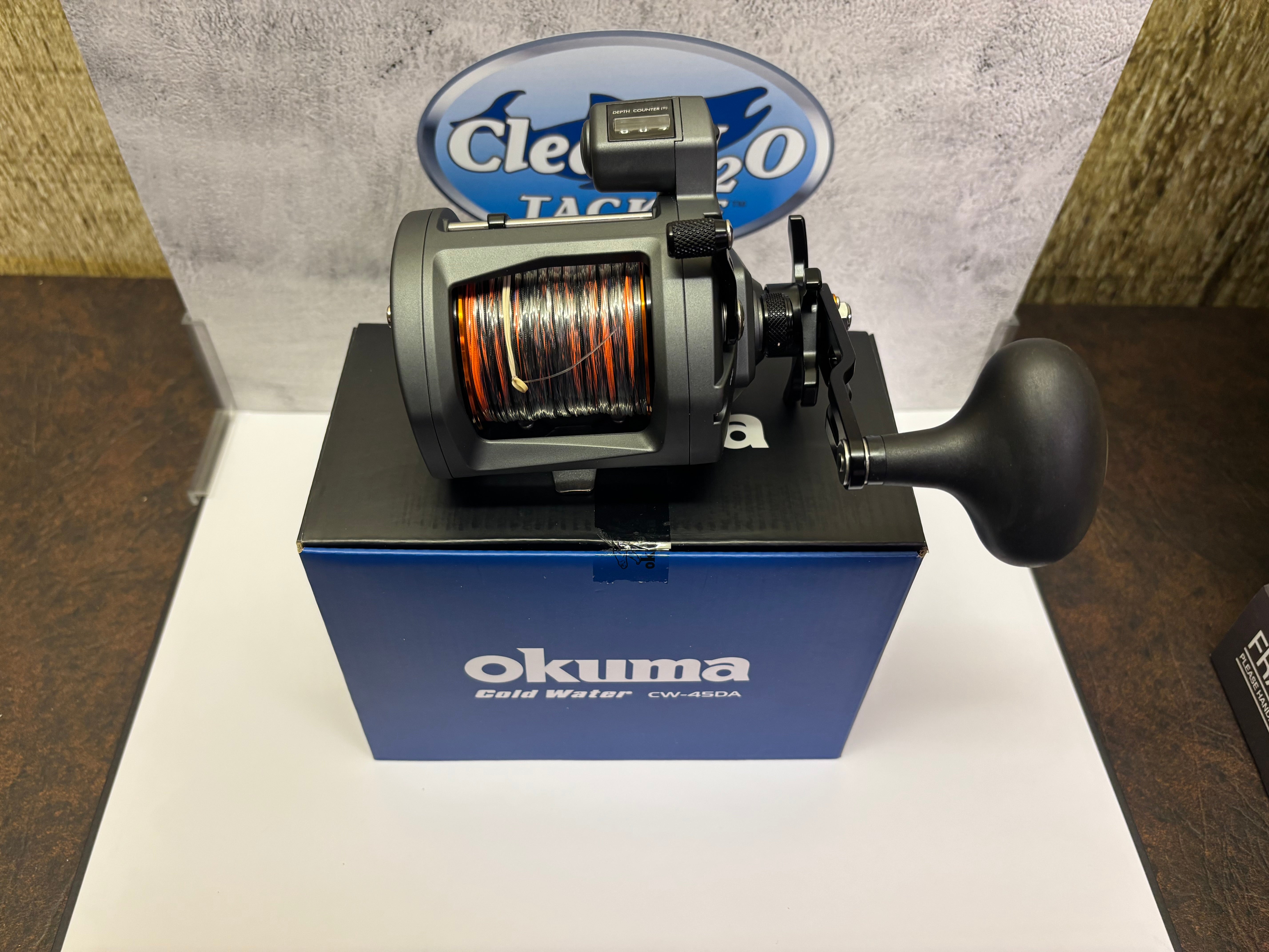 Okuma Coldwater "A" CW-45DA Pre-Spooled 27# Leadcore Line Counter