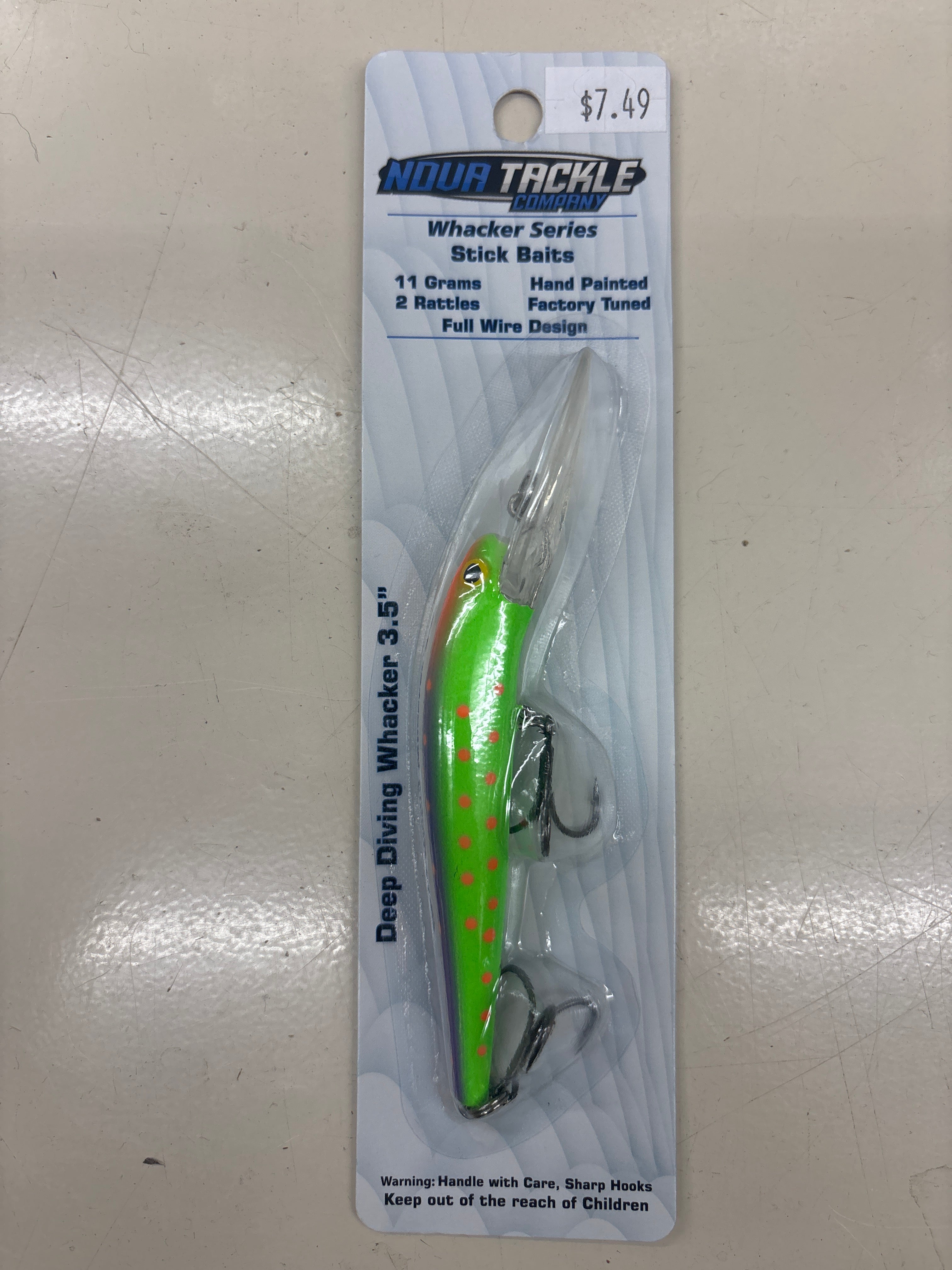 Nova Whacker 3.5" Deep Diving Stickbait
