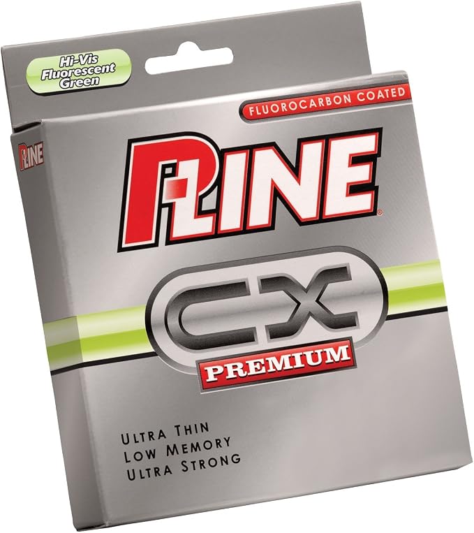 P-Line CX Premium Copolymer Fishing Line Fluorescent Green 300 yds