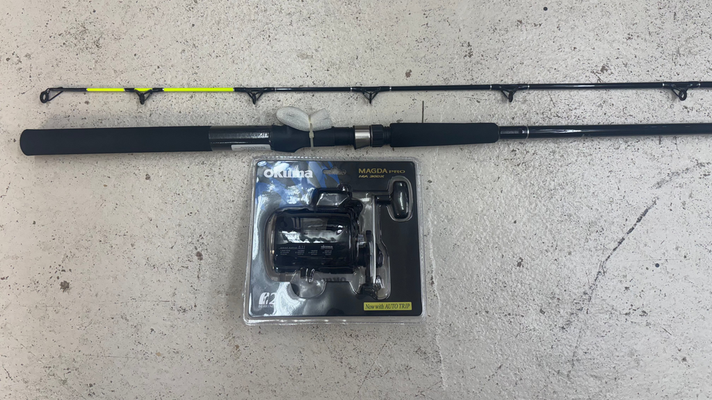 Okuma Classic Pro 7' Ct w/ Okuma Magda Pro MA-20DX Trolling Combo