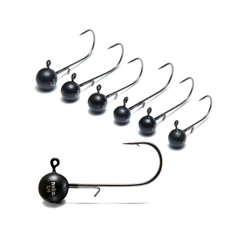 Nako Tungsten Ball Head Jig Head - Black