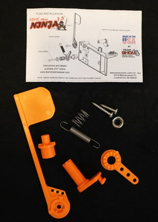 Ninja 7.5" Mini Speed Planer Board Flag Kit