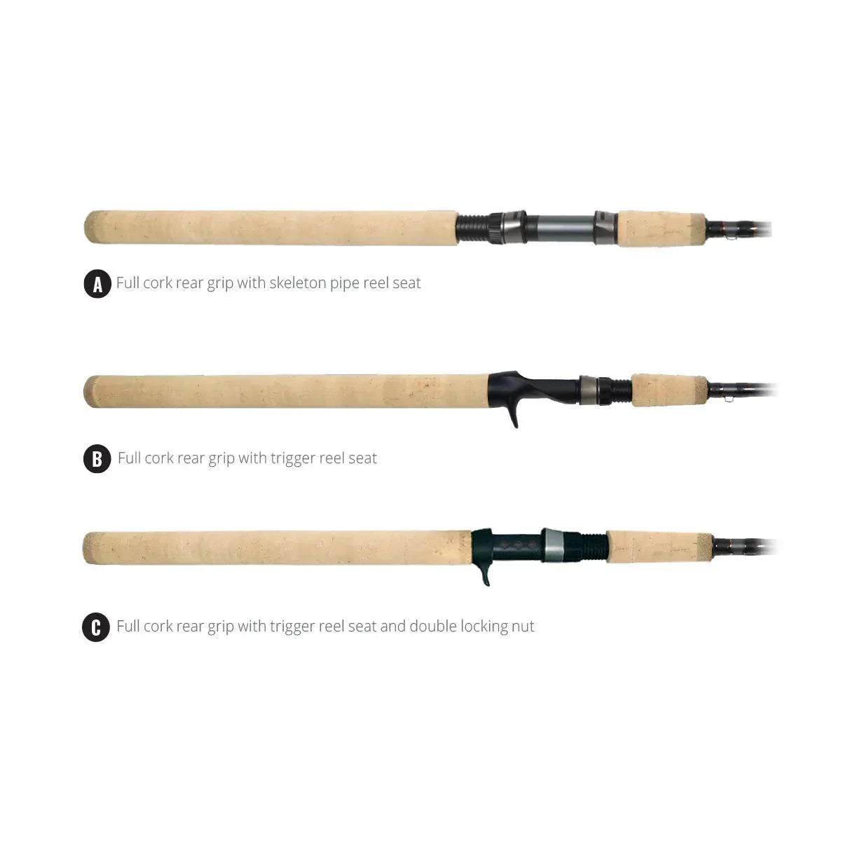 Okuma SST Cork Grip Spinning Rods Kokanee/Trout