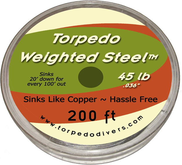 Torpedo Weighted Steel Trolling Line