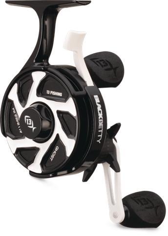 13 Fishing Freefall Ghost Aluminum Ice Reel