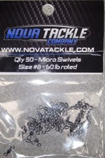 Nova Tackle Company Micro Stainless Barrel Swivels